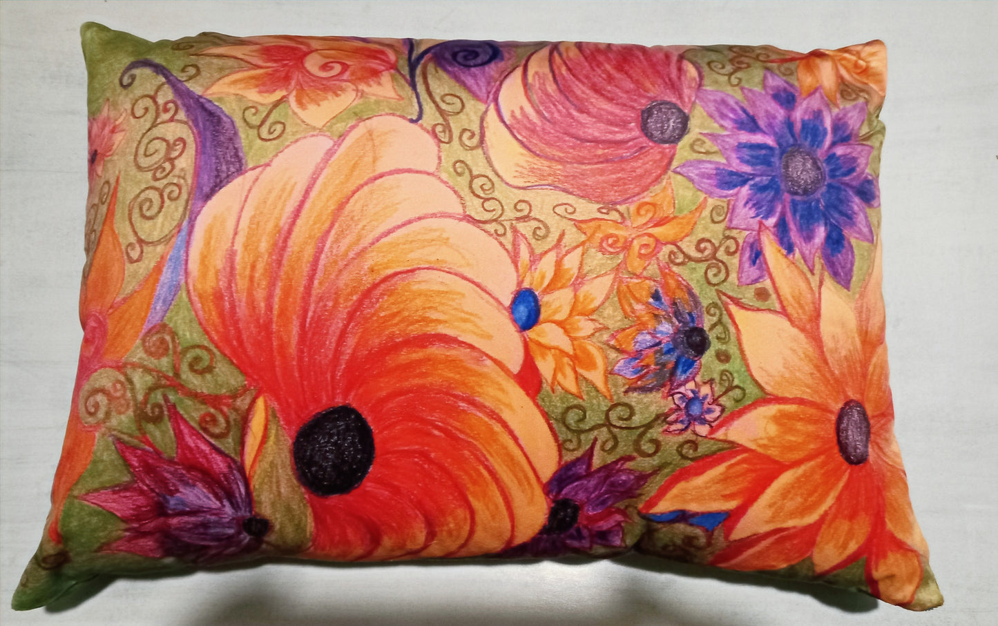 Flowers cushion - limited edition