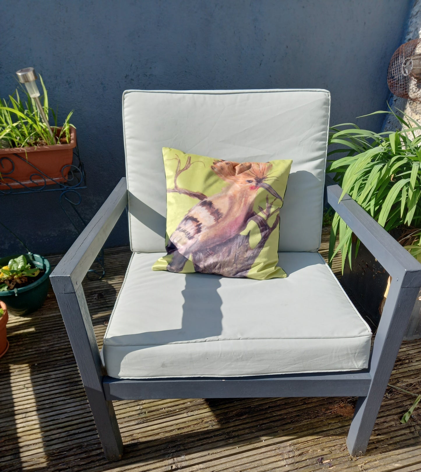 Hoopoe Cushion -  Made in Ireland