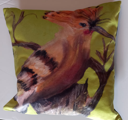 Hoopoe Cushion -  Made in Ireland