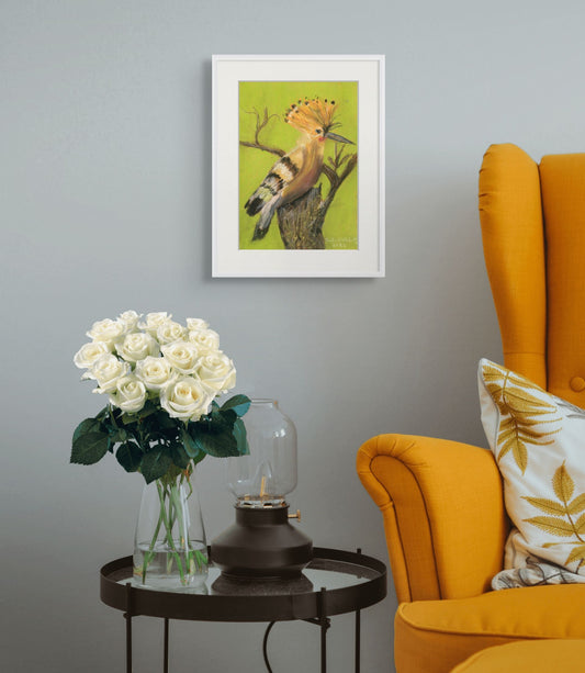 Hoopoe- limited edition print