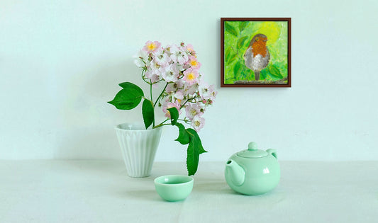Wildlife art - spring Robin